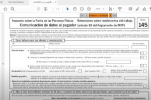 Modelo 145: Guía completa para optimizar tus retenciones del IRPF